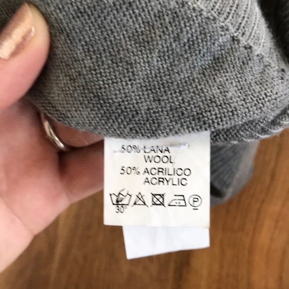 ๐x3HP๐Grey Italian menโs sweater - Picture 7 of 7